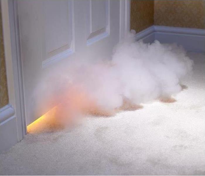 Smoke Coming Under Door