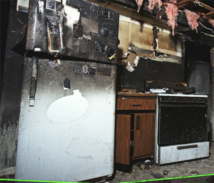 Kitchen fire after math